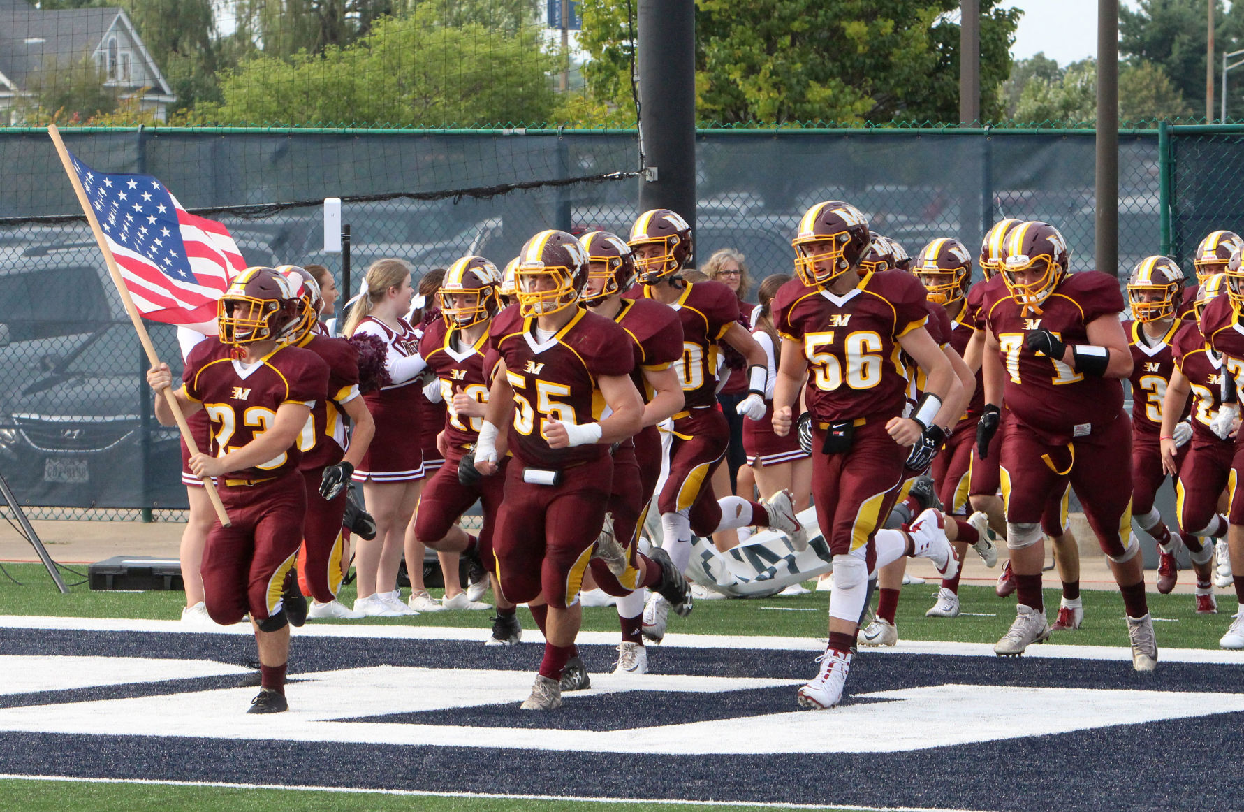 Chi-Hi football at Menomonie 8-31-18